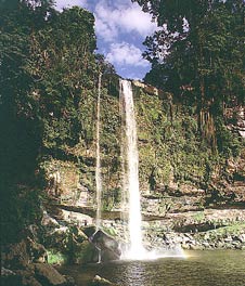 Misolh, cuyo nombre quiere decir  "agua que sale del vientre de la tierra" en lengua indgena, es una cascada de trinta metros que termina en una laguna miuy visitada por los lugareos.
